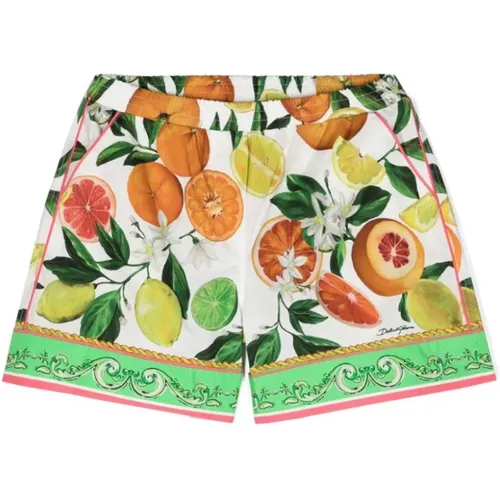 Citrus Print Shorts Dolce & Gabbana - Dolce & Gabbana - Modalova
