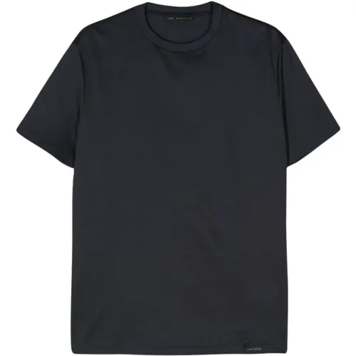 Basic Jersey T-Shirt für Männer , Herren, Größe: M - Low Brand - Modalova