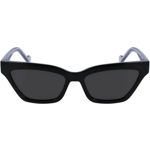 Injected Sunglasses Rectangular Contrast , female, Sizes: ONE SIZE - Liu Jo - Modalova