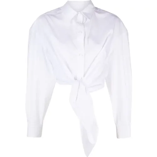 Weißes T-Shirt , Damen, Größe: S - Alessandro Enriquez - Modalova
