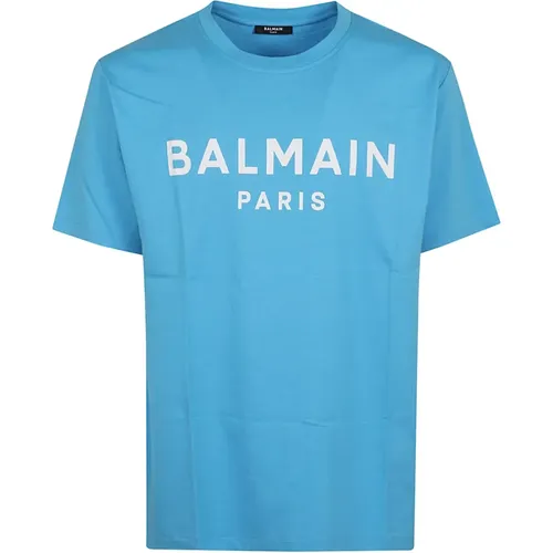 Stylish T-Shirt for Men , male, Sizes: M, XL, L - Balmain - Modalova