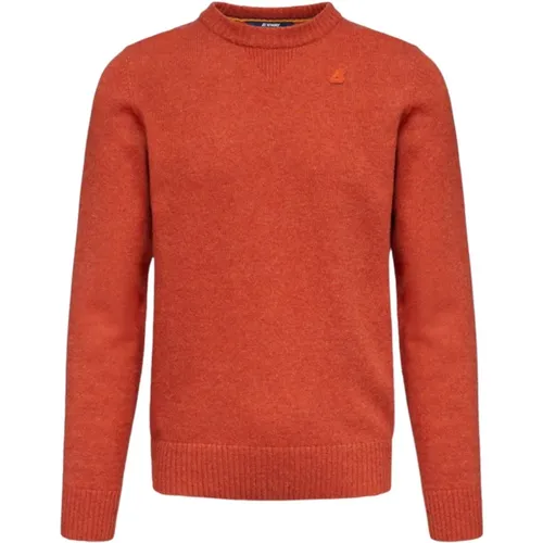 Schwerer Strickpullover , Herren, Größe: XL - K-way - Modalova