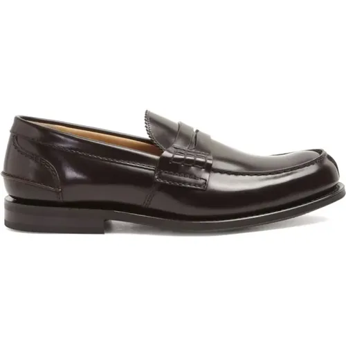 Loafers, male, , Size: 10 US Loafer Shoes Elegant Style - Church's - Modalova