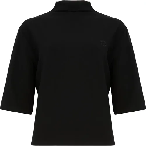 Schwarze Pullover Kollektion , Damen, Größe: M - pinko - Modalova