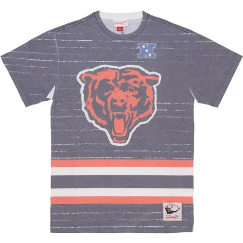 Chicago Bears NFL Tee Shirt , male, Sizes: L, XL, S - Mitchell & Ness - Modalova