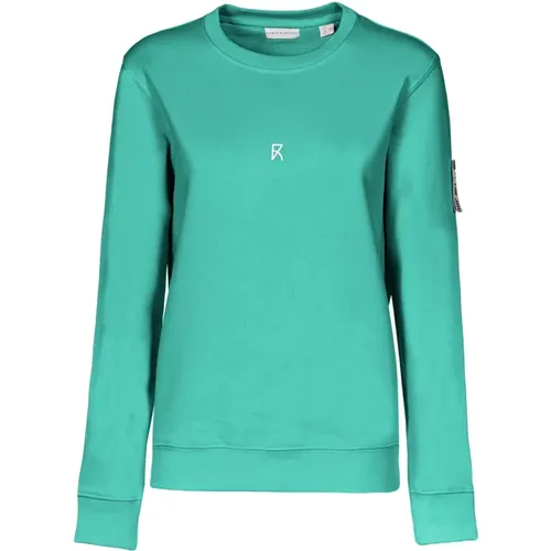 Grüner Gemstone Sweatshirt , Damen, Größe: S - Fabio Rusconi - Modalova