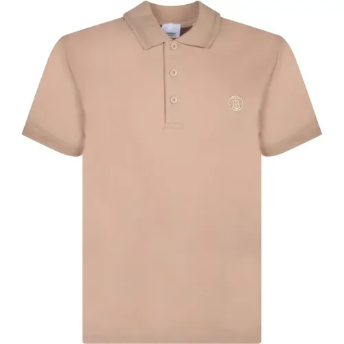 Short Sleeve Cotton Pique Polo Shirt , male, Sizes: XS - Burberry - Modalova