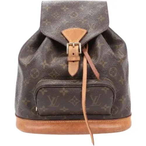 Pre-owned Leather backpacks , female, Sizes: ONE SIZE - Louis Vuitton Vintage - Modalova