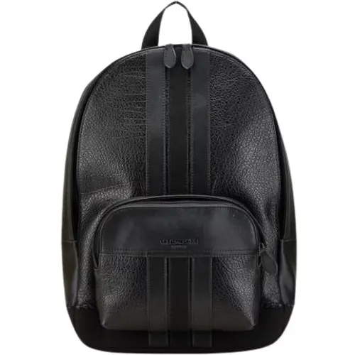 Pre-owned Backpacks, female, , Size: ONE SIZE Pre-owned Leather Backpack - Coach Pre-owned - Modalova
