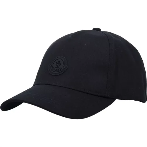 Caps, male, , Size: ONE SIZE Baseball Cap Curved Peak - Moncler - Modalova