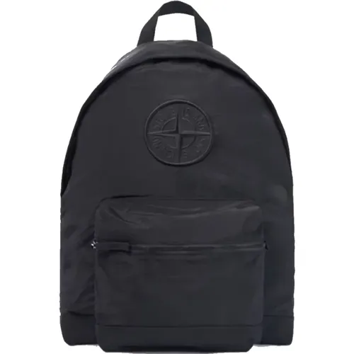 Verstellbarer Nylon Metal Rucksack (Schwarz) - Stone Island - Modalova