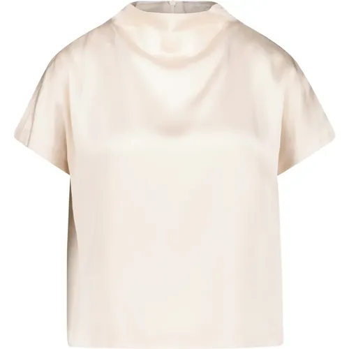 Shirt aus Satin , Damen, Größe: 3XS - Liviana Conti - Modalova