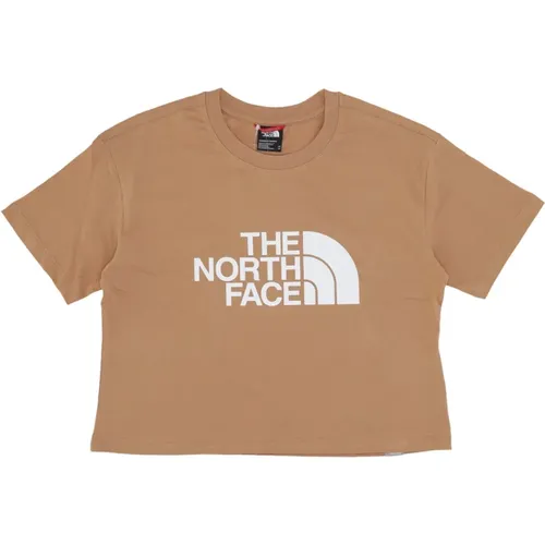 Cropped Easy Tee Almond Butter/White - The North Face - Modalova