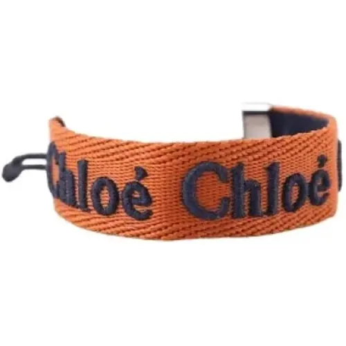 Pre-owned Jewellery, female, , Size: ONE SIZE Pre-owned Canvas bracelets - Chloé Pre-owned - Modalova