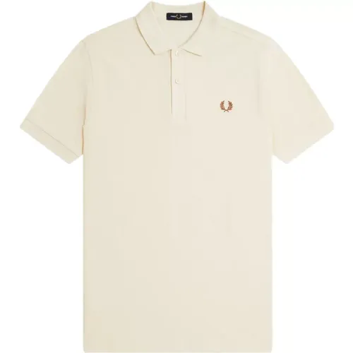 Polo Shirts, male, , Size: XL Plain Polo with Contemporary Stylish Cut - Fred Perry - Modalova