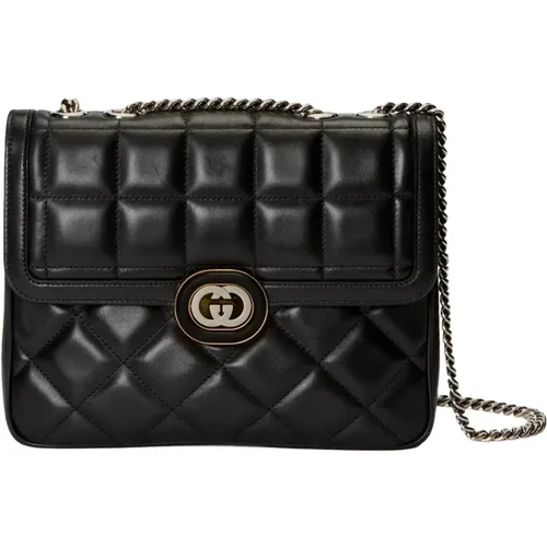 Deco Shoulder Bag in Quilted Leather , female, Sizes: ONE SIZE - Gucci - Modalova