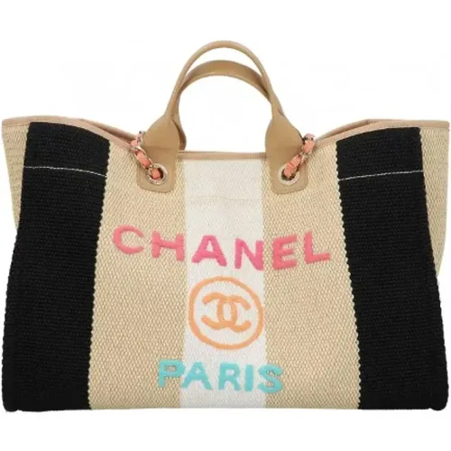 Pre-owned Tote Bags, female, , Size: ONE SIZE Pre-owned Raffia chanel-bags - Chanel Vintage - Modalova