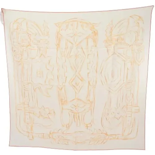 Pre-owned Scarves, female, , Size: ONE SIZE Pre-owned Cashmere scarves - Hermès Vintage - Modalova