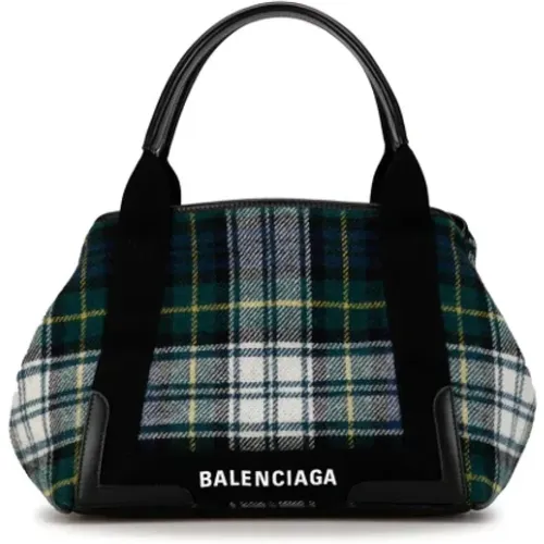 Pre-owned Tote Bags, female, , Size: ONE SIZE Pre-owned Wool totes - Balenciaga Vintage - Modalova