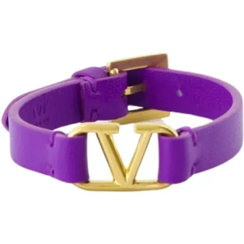 Signature VLogo Lederarmband - Valentino Garavani - Modalova