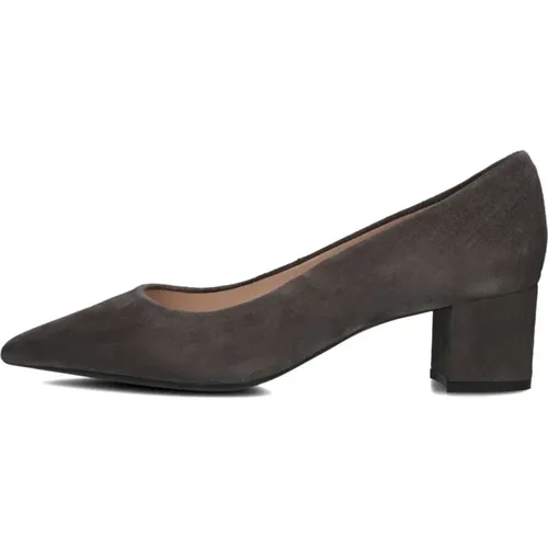 Graue Wildleder Pumps , Damen, Größe: 37 EU - Unisa - Modalova