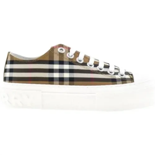 Classic Check House Sneakers , male, Sizes: 3 UK - Burberry - Modalova