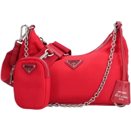 Pre-owned Cross Body Bags, female, , Size: ONE SIZE Pre-owned Nylon prada-bags - Prada Vintage - Modalova