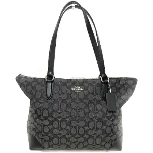 Pre-owned Tote Bags, female, , Size: ONE SIZE Pre-owned Canvas handbags - Coach Pre-owned - Modalova