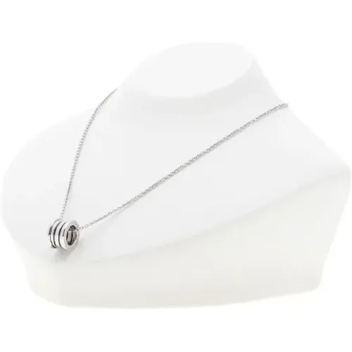 Pre-owned Jewellery, female, , Size: ONE SIZE Pre-owned White Gold necklaces - Bvlgari Vintage - Modalova