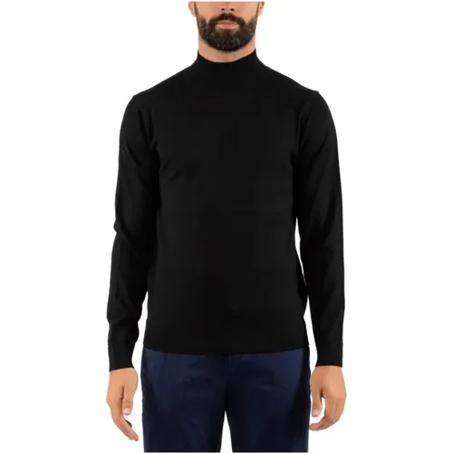 Turtlenecks, male, , Size: 2XL Mens Sweater Lupetto Style - Daniele Fiesoli - Modalova