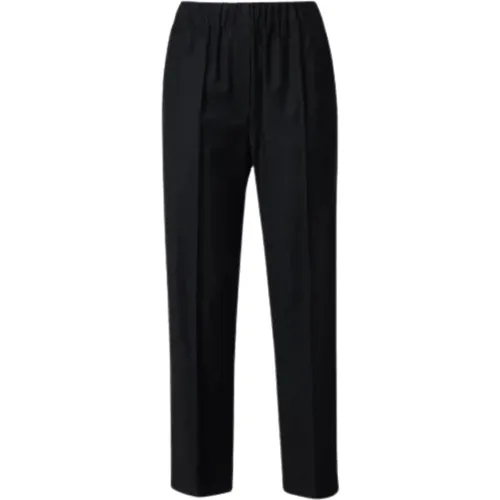 Wool Flannel Trousers , female, Sizes: M, L - Max Mara Weekend - Modalova