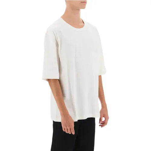 Oversized T-Shirt mit Tasche - Lemaire - Modalova