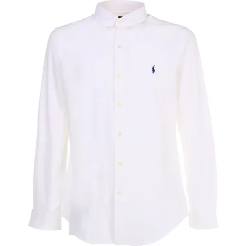 Shirt with Contrast Embroidered Logo , male, Sizes: S, XS, XL - Polo Ralph Lauren - Modalova