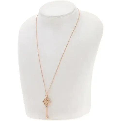 Pre-owned Rose Gold necklaces , female, Sizes: ONE SIZE - Tiffany & Co. Pre-owned - Modalova