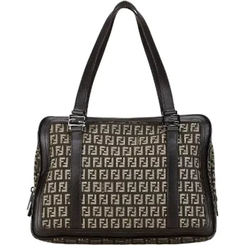 Pre-owned Canvas handbags , female, Sizes: ONE SIZE - Fendi Vintage - Modalova