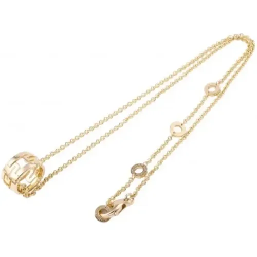 Pre-owned Jewellery, female, , Size: ONE SIZE Pre-owned Gold necklaces - Bvlgari Vintage - Modalova