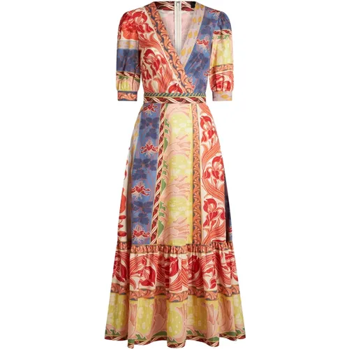 Summer Print Flared Dress , female, Sizes: L, M, S - ETRO - Modalova