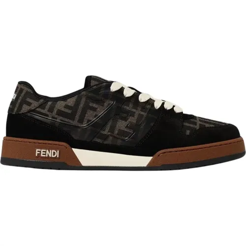 Sneakers, male, , Size: 8 US Flow Low Top Sneakers - Fendi - Modalova