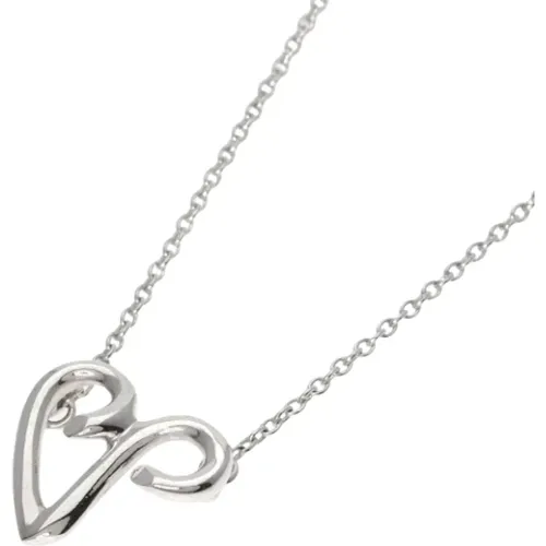 Pre-owned Jewellery, female, , Size: ONE SIZE Pre-owned Silver necklaces - Tiffany & Co. Pre-owned - Modalova