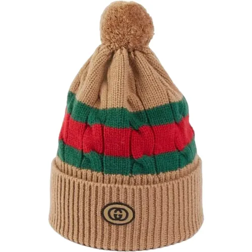 Wool Hat Stylish Fashion Accessory , male, Sizes: L, M - Gucci - Modalova