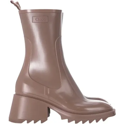 Pre-owned Rubber boots , female, Sizes: 8 UK - Chloé Pre-owned - Modalova