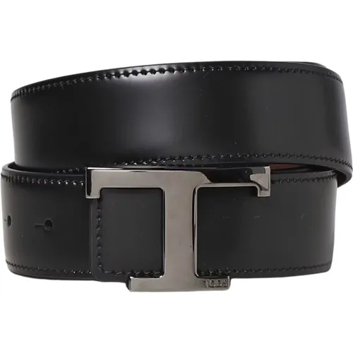 Belts, male, , Size: 110 CM Stylish Leather Belt for Men - TOD'S - Modalova