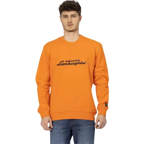 Herren Logo Sweatshirt , Herren, Größe: M - AUTOMOBILI LAMBORGHINI - Modalova