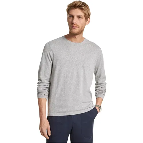 Heather Grey Core Jersey Crew Sweater , Herren, Größe: M - Michael Kors - Modalova