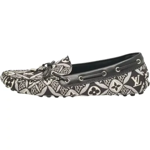 Pre-owned Flats, female, , Size: 8 1/2 US Pre-owned Canvas flats - Louis Vuitton Vintage - Modalova