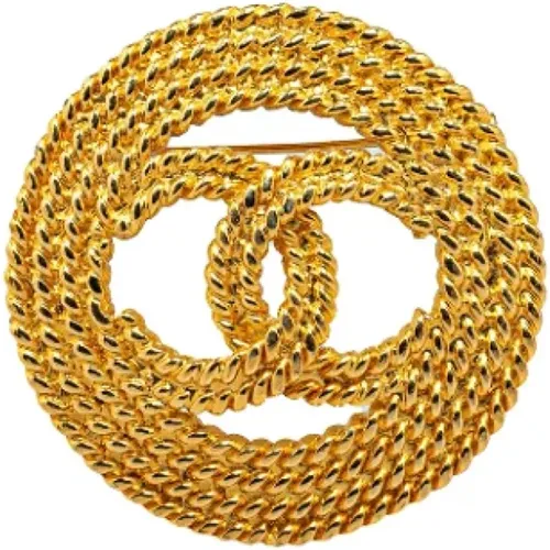 Pre-owned Jewellery, female, , Size: ONE SIZE Pre-owned Metal brooches - Chanel Vintage - Modalova