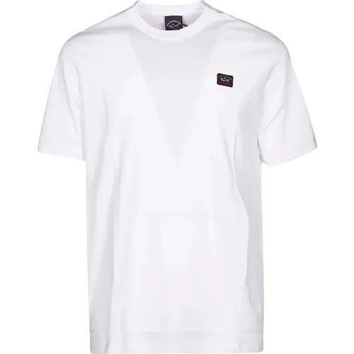 Paulamphark T-Shirts und Polos Weiß , Herren, Größe: L - PAUL & SHARK - Modalova