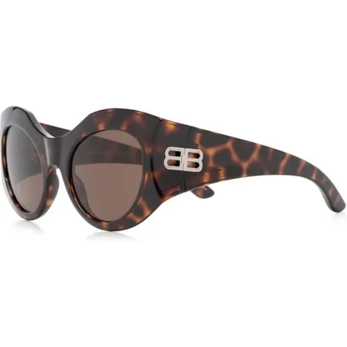 Bb0256S 002 Sunglasses , female, Sizes: 56 MM - Balenciaga - Modalova