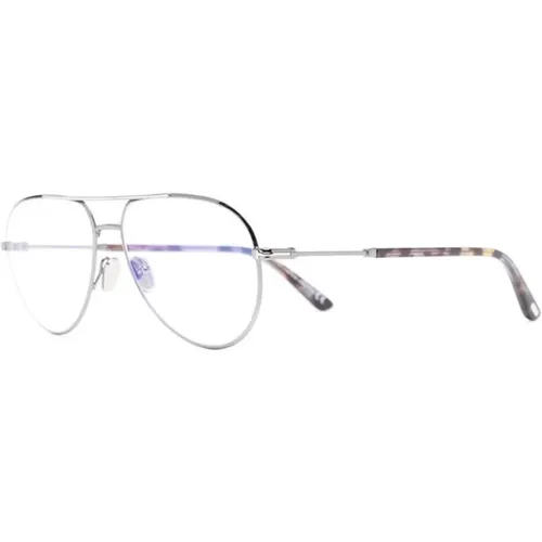 Silver Optical Frame Stylish and Versatile , male, Sizes: 57 MM - Tom Ford - Modalova