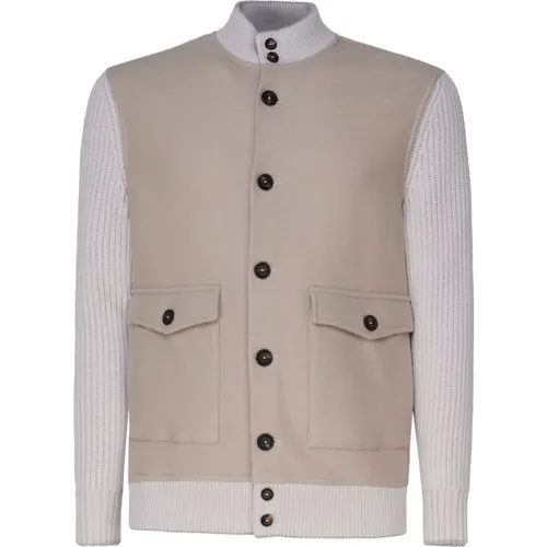 Two-tone Wool Jacket with Vest Effect , male, Sizes: XL, M - Eleventy - Modalova